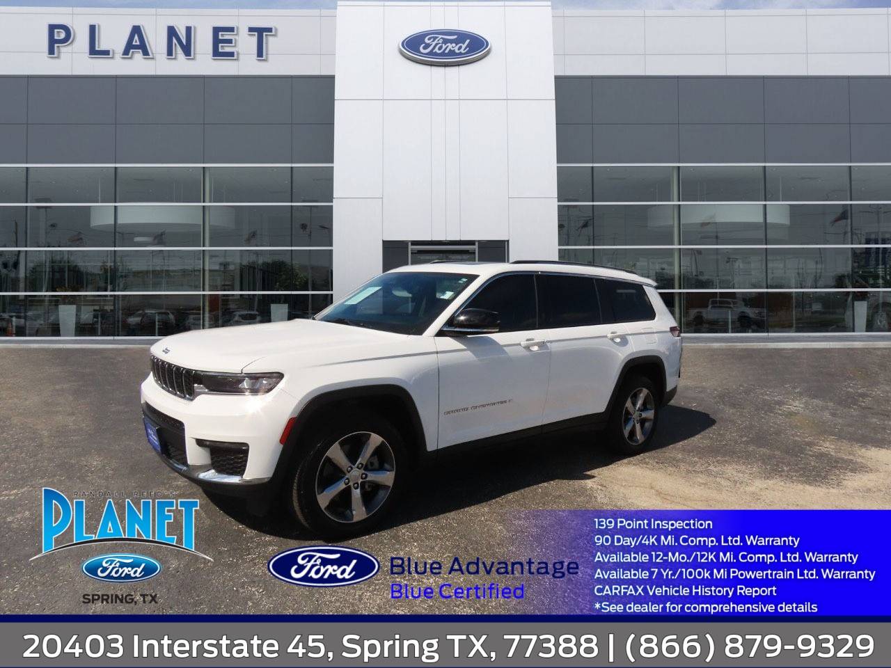 2022 Jeep Grand Cherokee Limited — SUV — 87,210 mi — Spring, TX