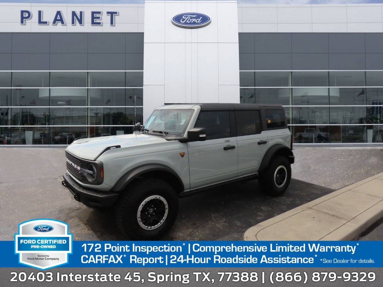 2022 Ford Bronco Badlands — SUV — 13,938 mi — Spring, TX