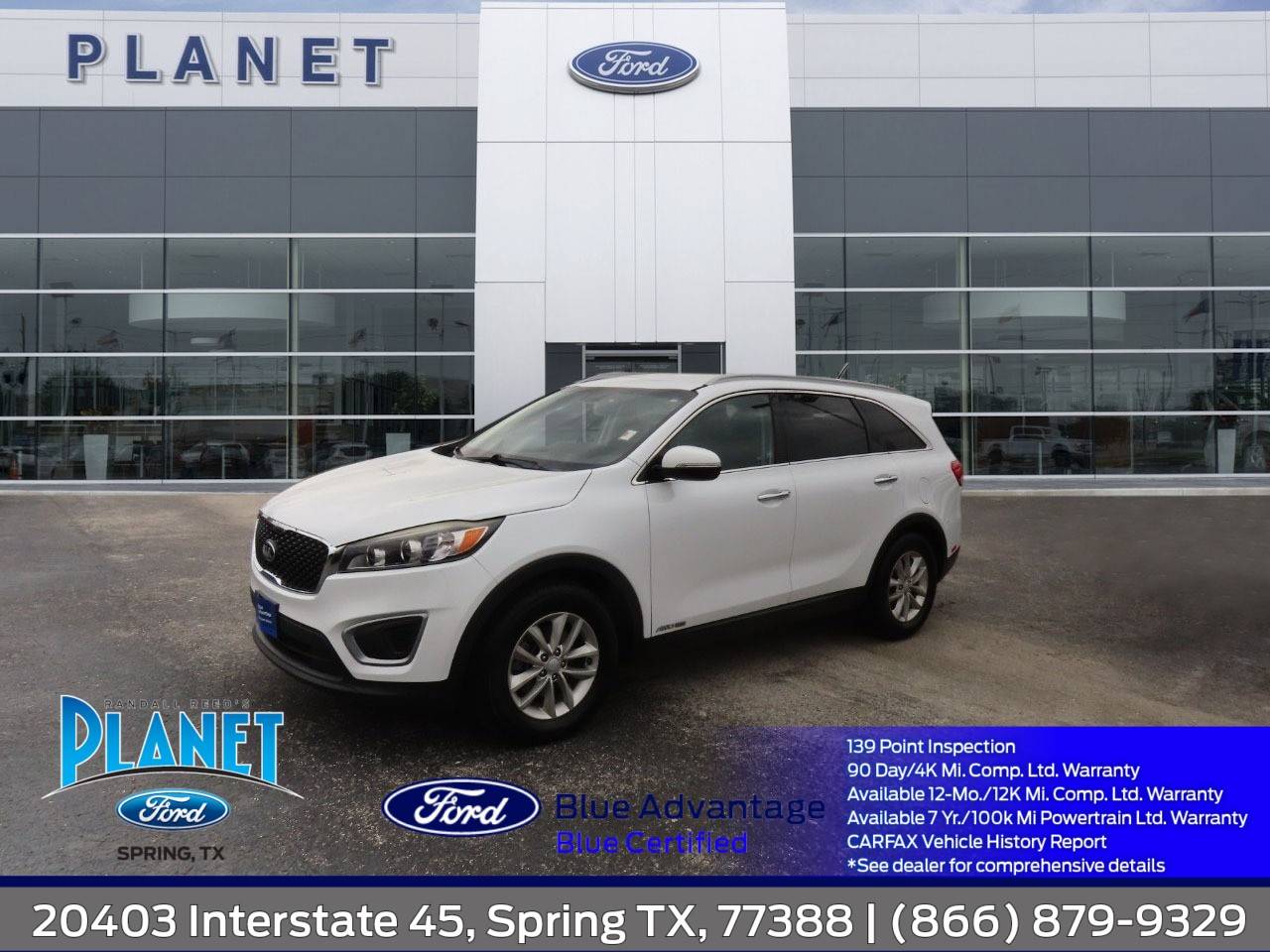 2017 Kia Sorento LX V6 — SUV — 96,252 mi — Spring, TX