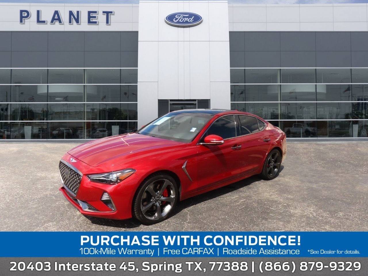 2020 Genesis G70 3.3T — Sedan — 68,481 mi — Spring, TX