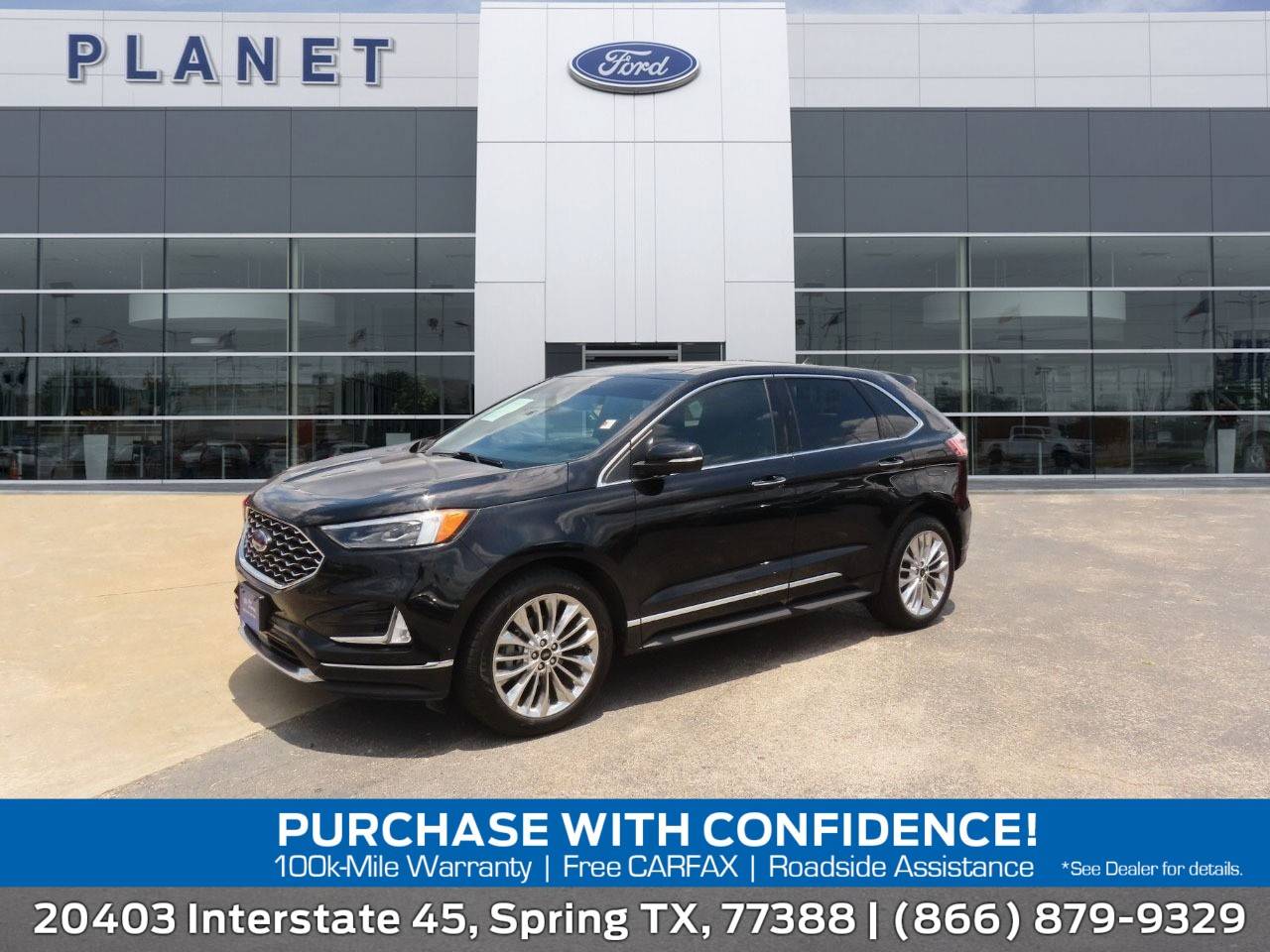 2020 Ford Edge Titanium — SUV — 42,739 mi — Spring, TX