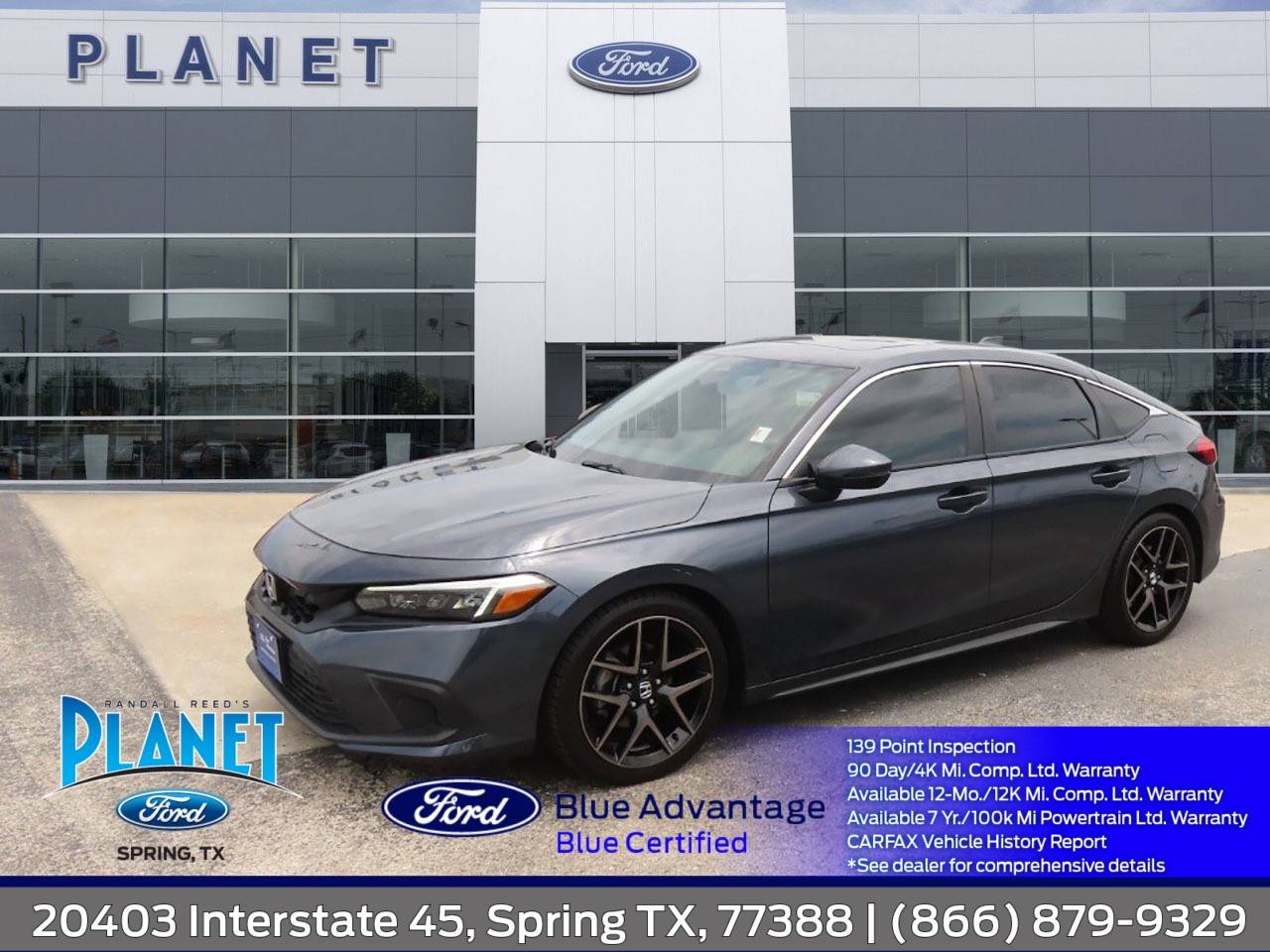 2022 Honda Civic Sport Touring — Hatchback — 46,749 mi — Spring, TX