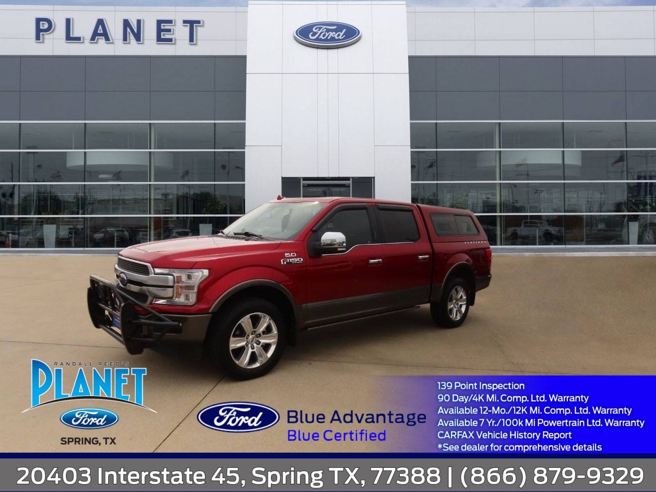 2018 Ford F-150 Platinum — Pickup Truck — 45,409 mi — Spring, TX