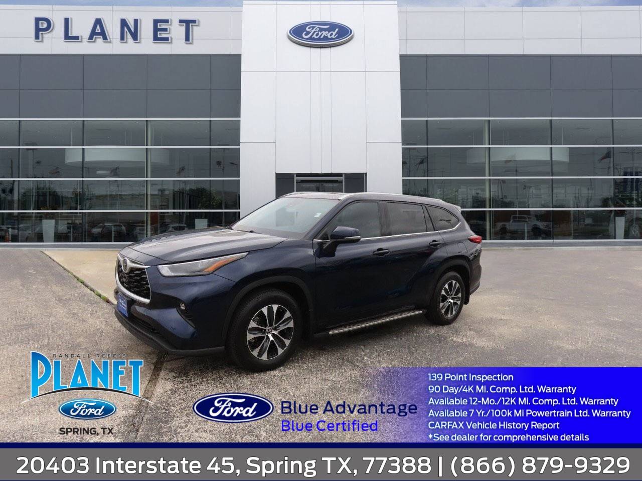 2022 Toyota Highlander XLE — SUV — 11,881 mi — Spring, TX