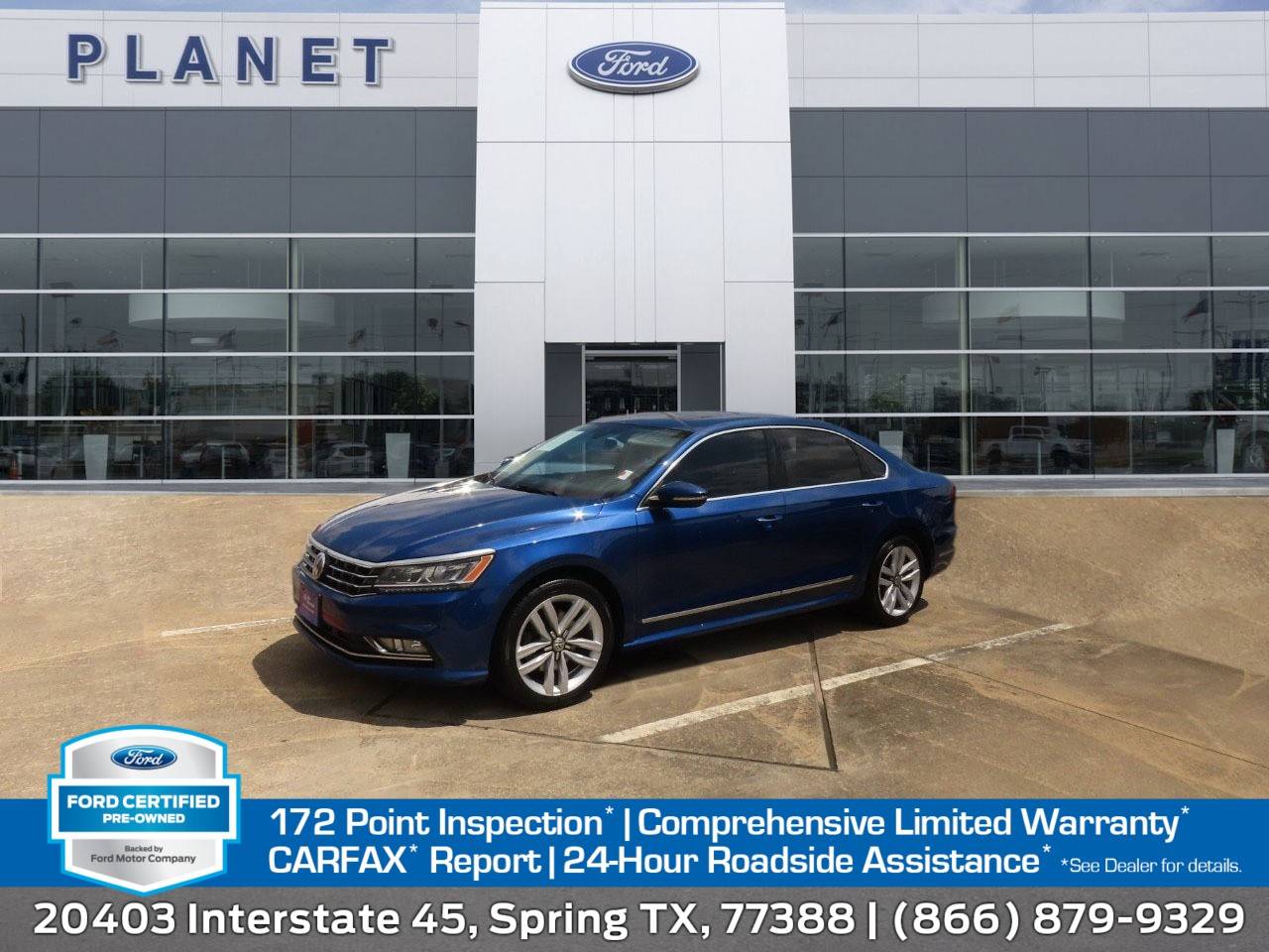 2017 Volkswagen Passat 1.8T SEL Premium — Sedan — 103,891 mi — Spring, TX