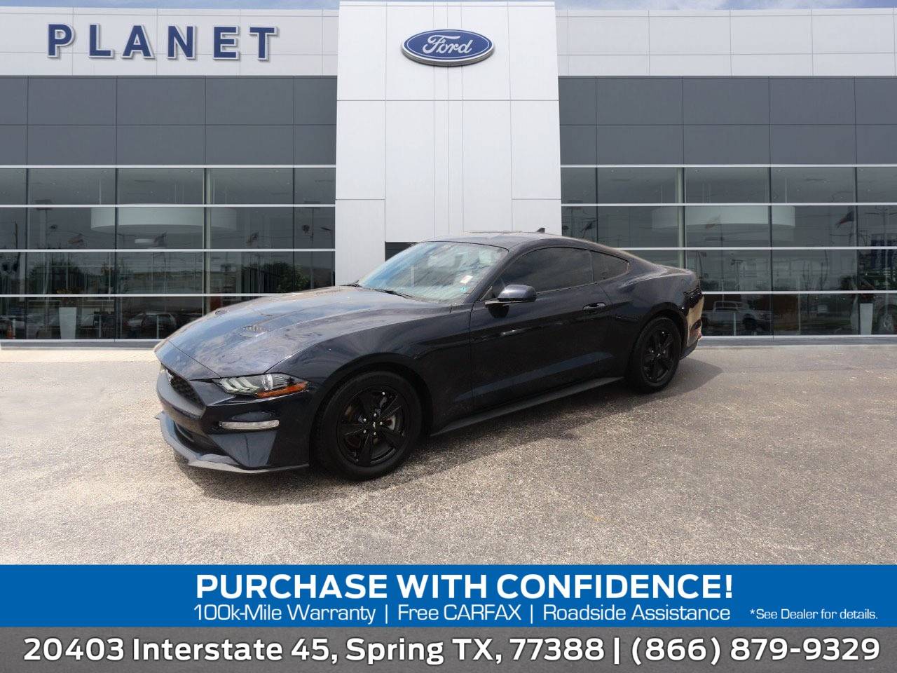 2021 Ford Mustang EcoBoost — Coupe — 78,132 mi — Spring, TX