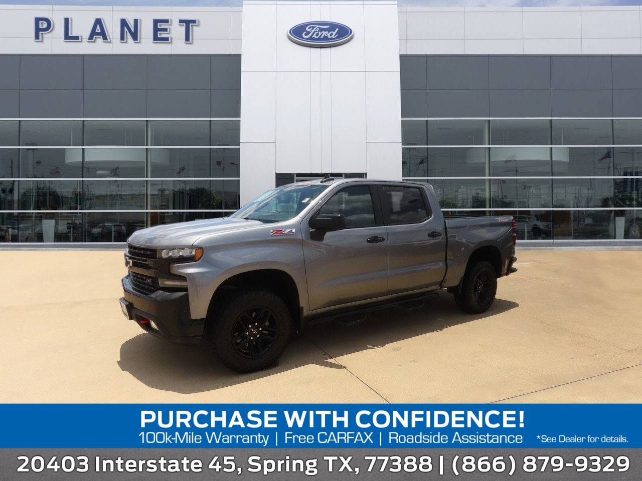 2019 Chevrolet Silverado 1500 LT Trail Boss — Pickup Truck — 108,603 mi — Spring, TX