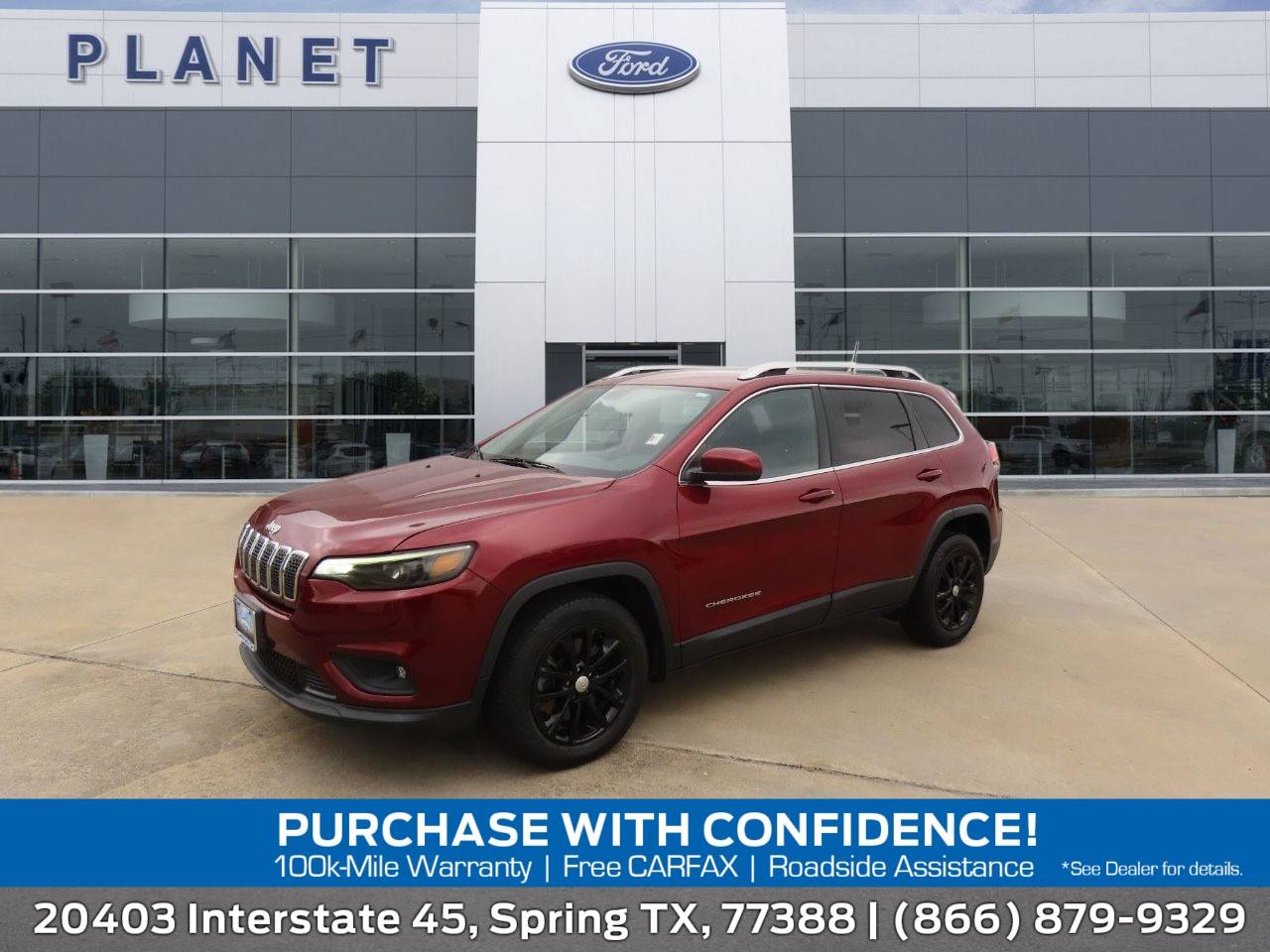 2019 Jeep Cherokee Latitude Plus — SUV — 110,821 mi — Spring, TX