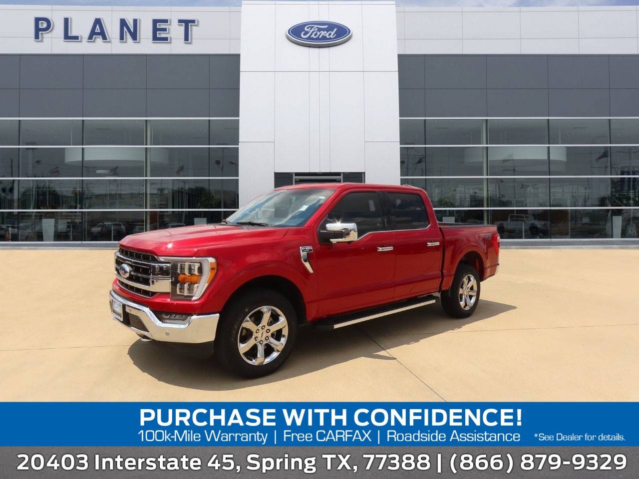 2021 Ford F-150 Lariat — Pickup Truck — 55,030 mi — Spring, TX