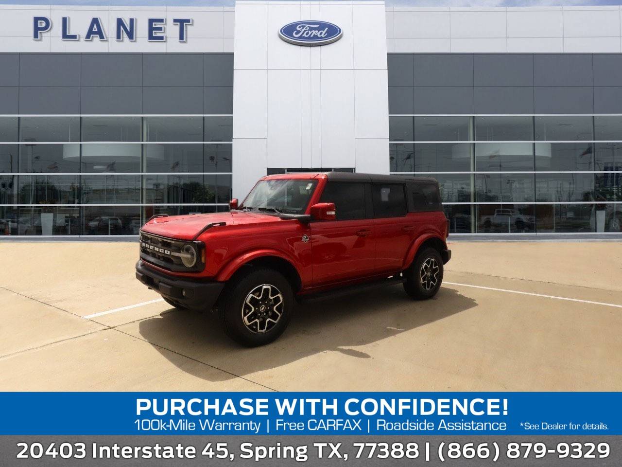 2024 Ford Bronco Outer Banks — SUV — 637 mi — Spring, TX