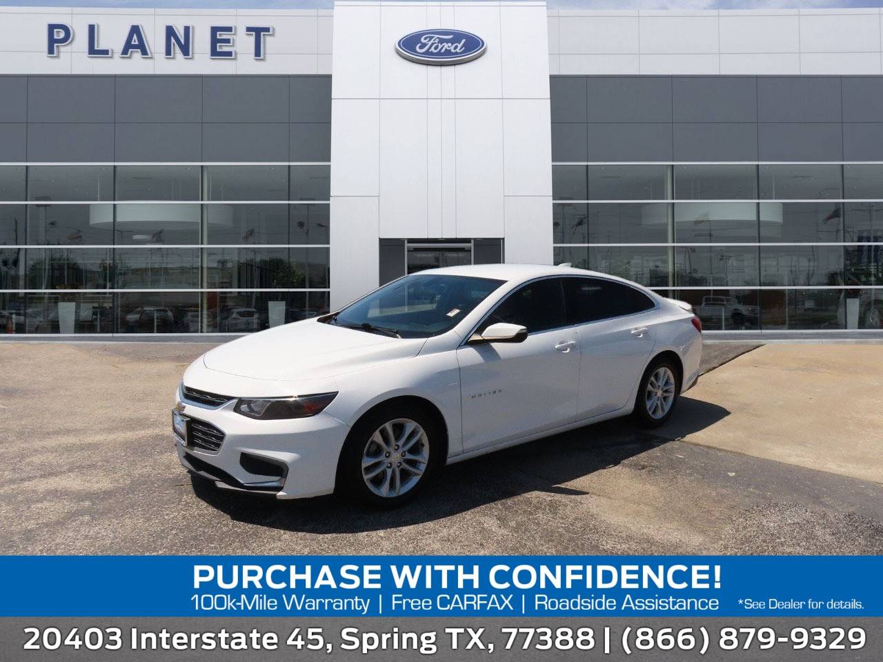 2017 Chevrolet Malibu LT — Sedan — 130,140 mi — Spring, TX