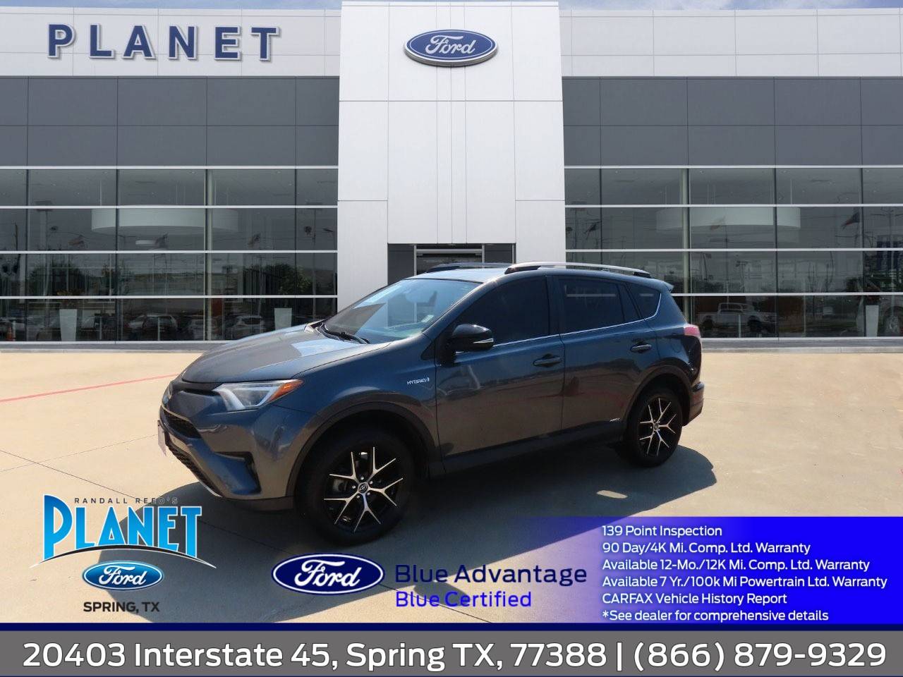 2018 Toyota RAV4 Hybrid SE — SUV — 88,139 mi — Spring, TX