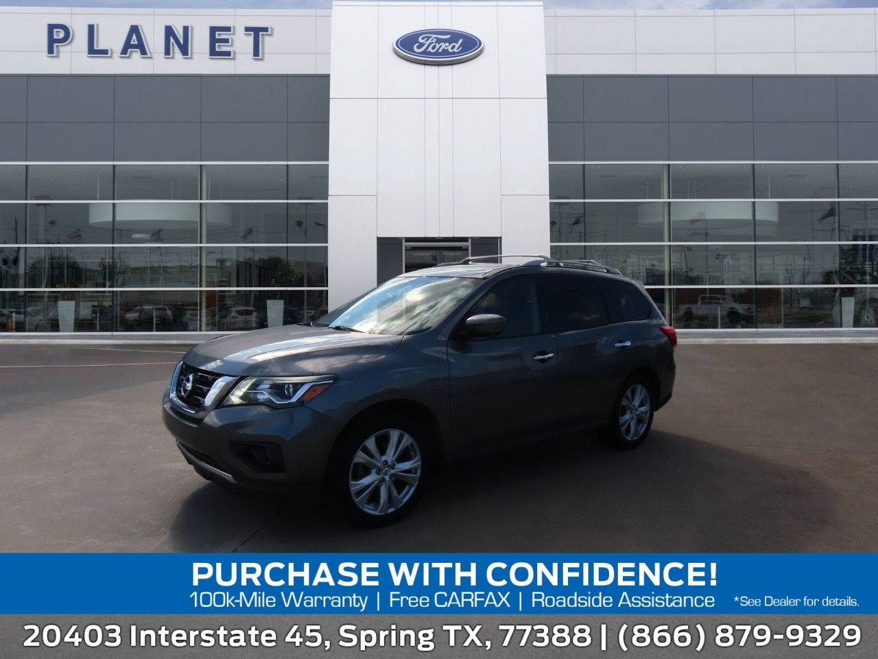 2018 Nissan Pathfinder SL — SUV — 92,633 mi — Spring, TX