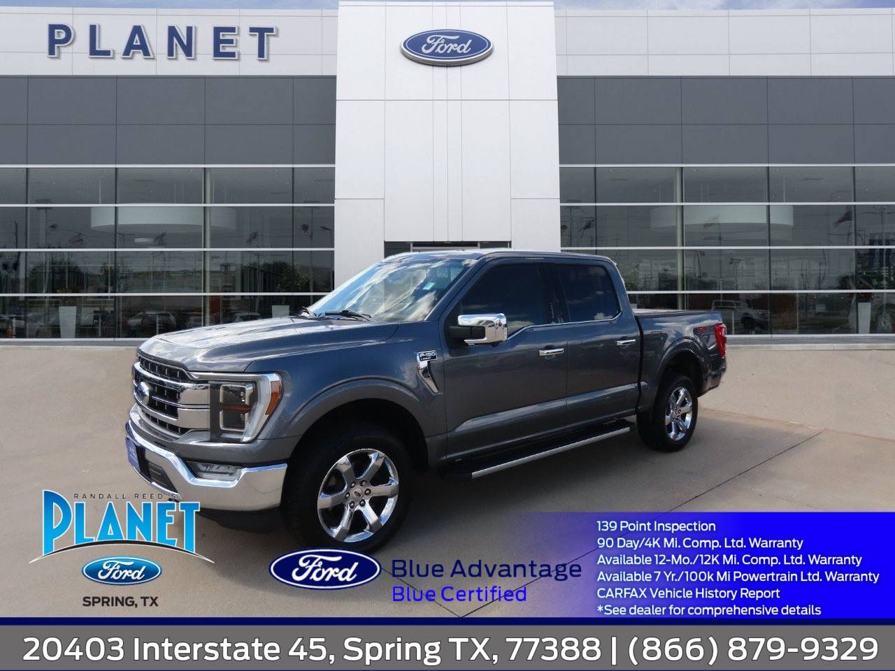 2021 Ford F-150 Lariat — Pickup Truck — 43,800 mi — Spring, TX
