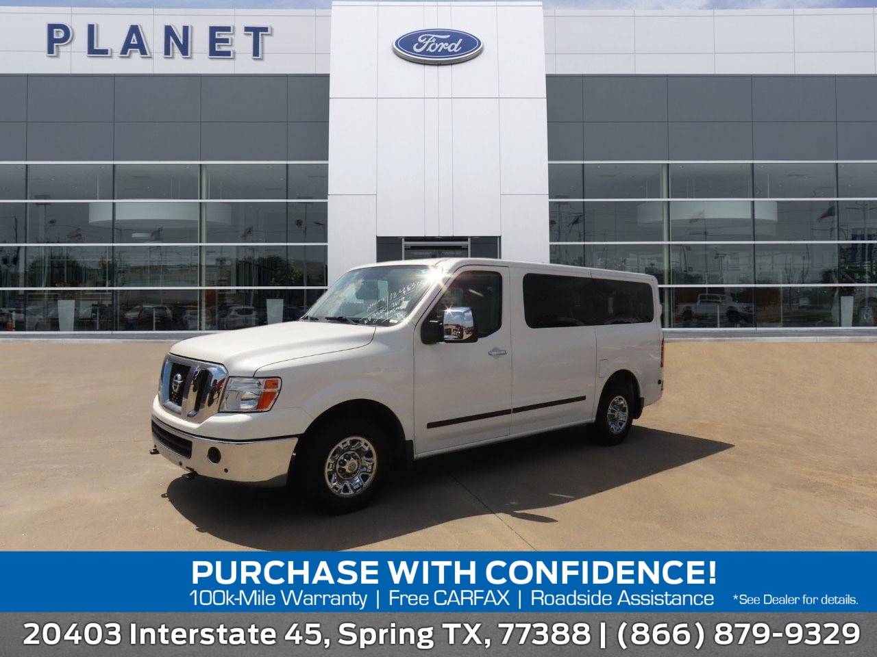 2019 Nissan NV Passenger NV3500 HD SL — Passenger Van — 124,680 mi — Spring, TX