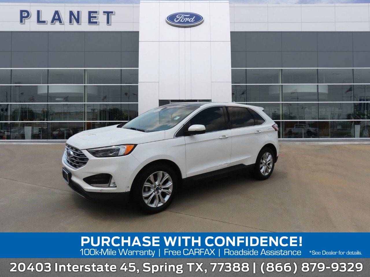 2020 Ford Edge Titanium — SUV — 122,619 mi — Spring, TX