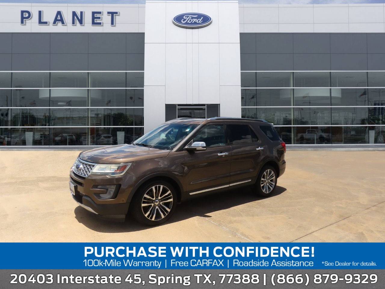2016 Ford Explorer Platinum — SUV — 122,200 mi — Spring, TX