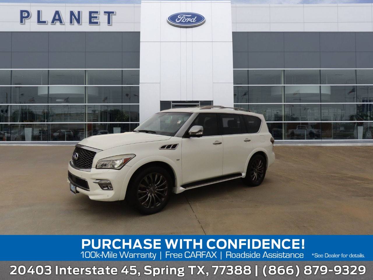 2015 INFINITI QX80 Standard — SUV — 128,150 mi — Spring, TX