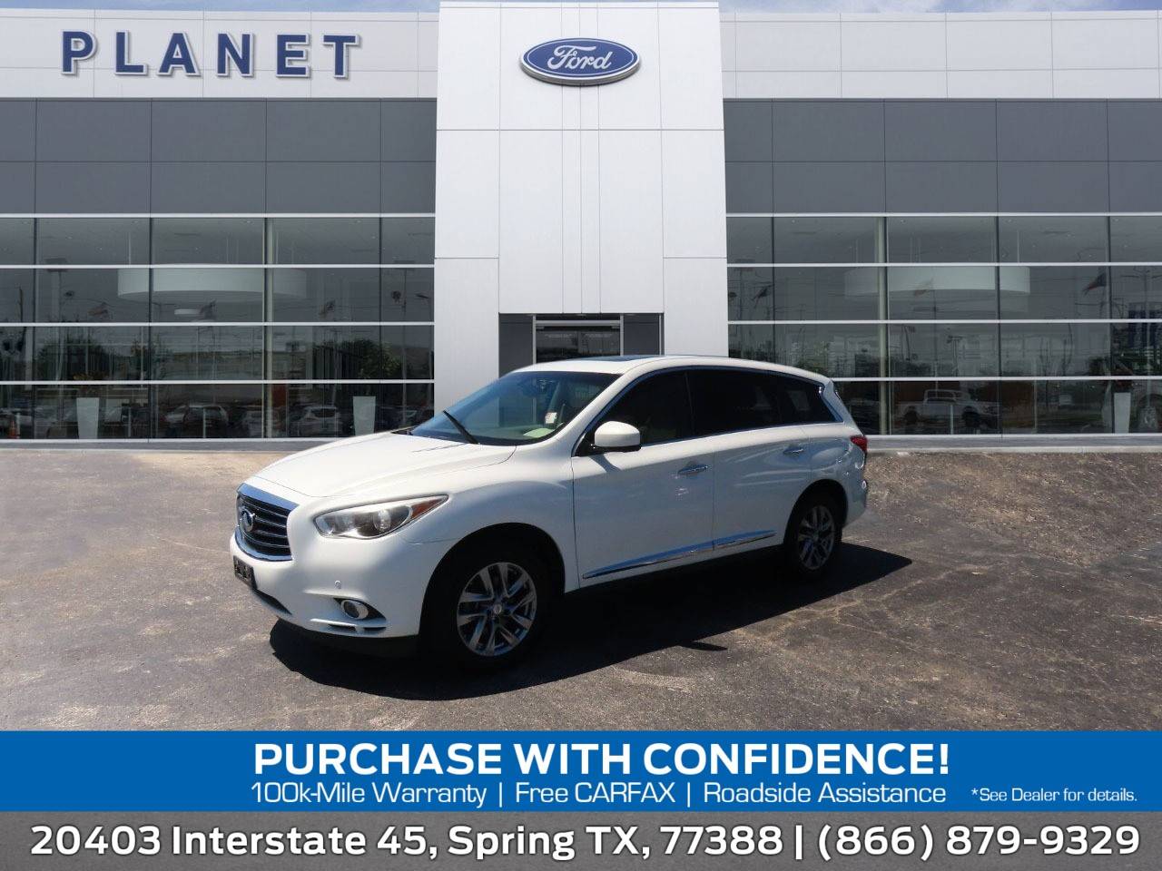 2013 INFINITI JX35 Standard — SUV — 110,767 mi — Spring, TX