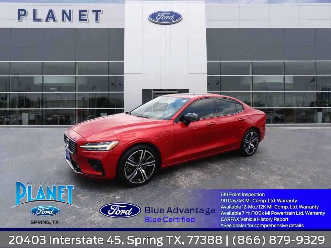 2021 Volvo S60 Plug-In Hybrid R-Design Expression — Sedan — 55,757 mi — Spring, TX