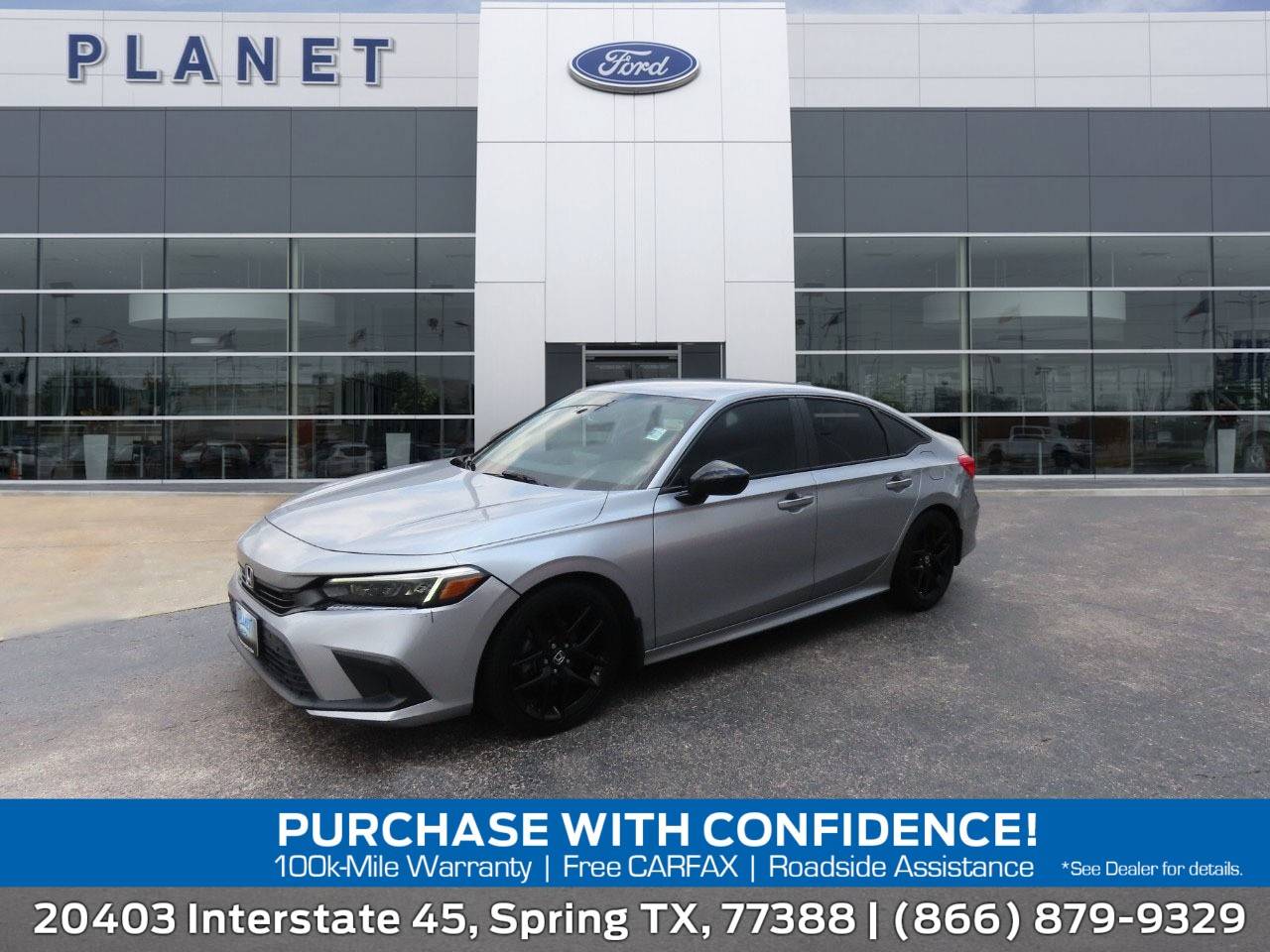 2022 Honda Civic Sport — Sedan — 45,224 mi — Spring, TX
