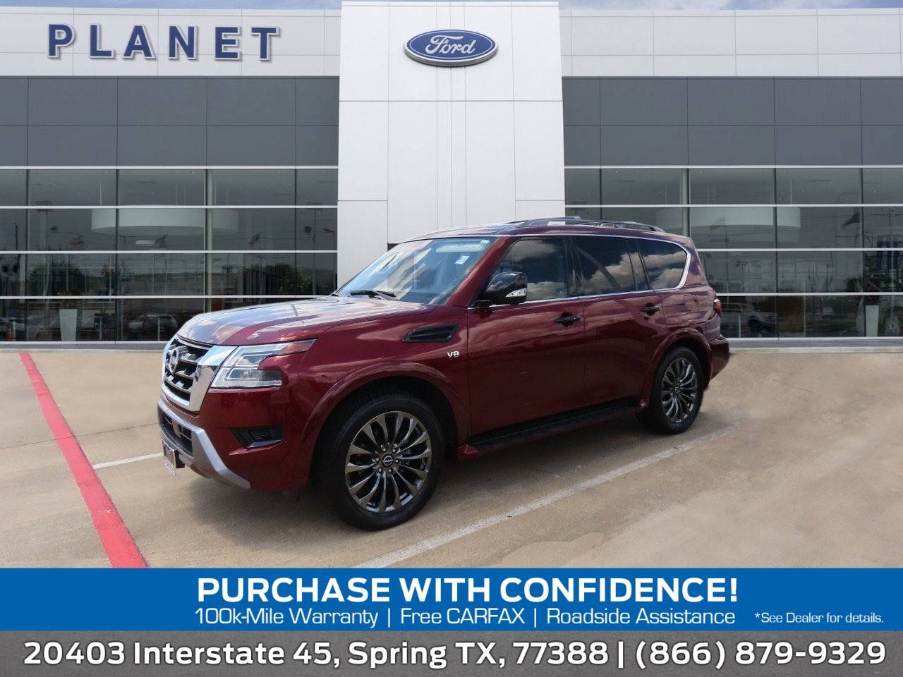 2022 Nissan Armada Platinum — SUV — 35,333 mi — Spring, TX