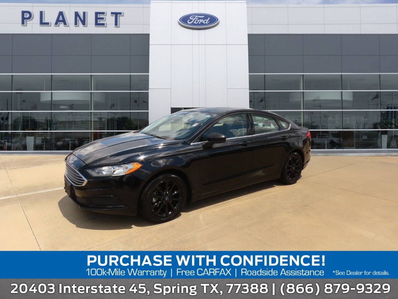 2017 Ford Fusion SE — Sedan — 101,225 mi — Spring, TX