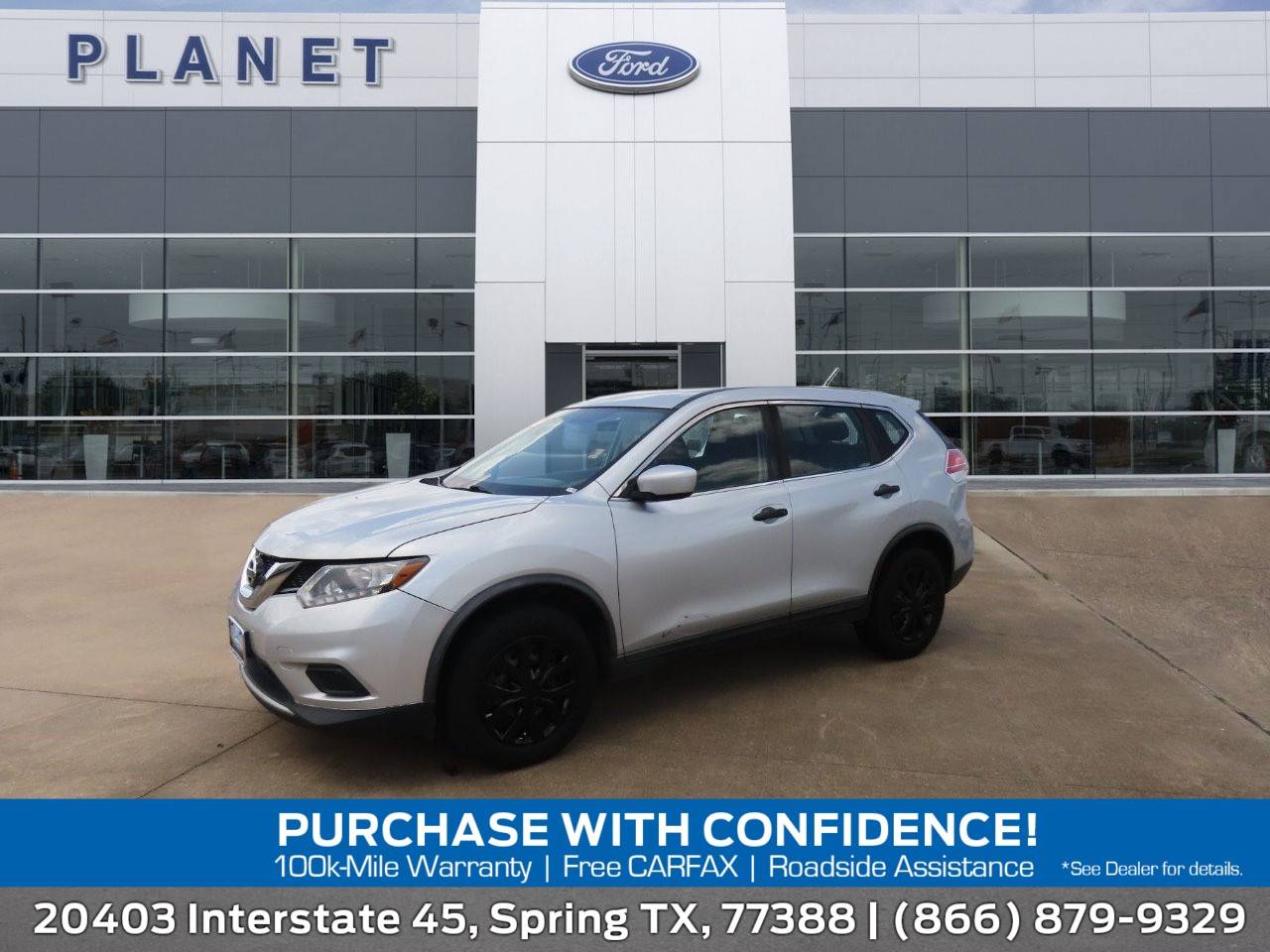 2016 Nissan Rogue SV — SUV — 132,563 mi — Spring, TX