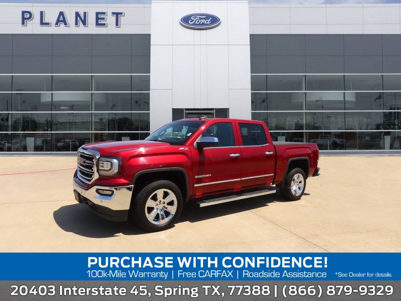 2018 GMC Sierra 1500 SLT — Pickup Truck — 123,446 mi — Spring, TX