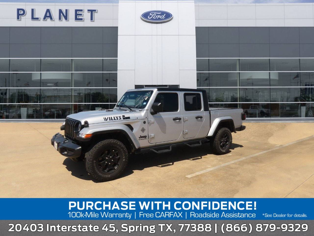 2022 Jeep Gladiator Willys Sport — Pickup Truck — 36,027 mi — Spring, TX