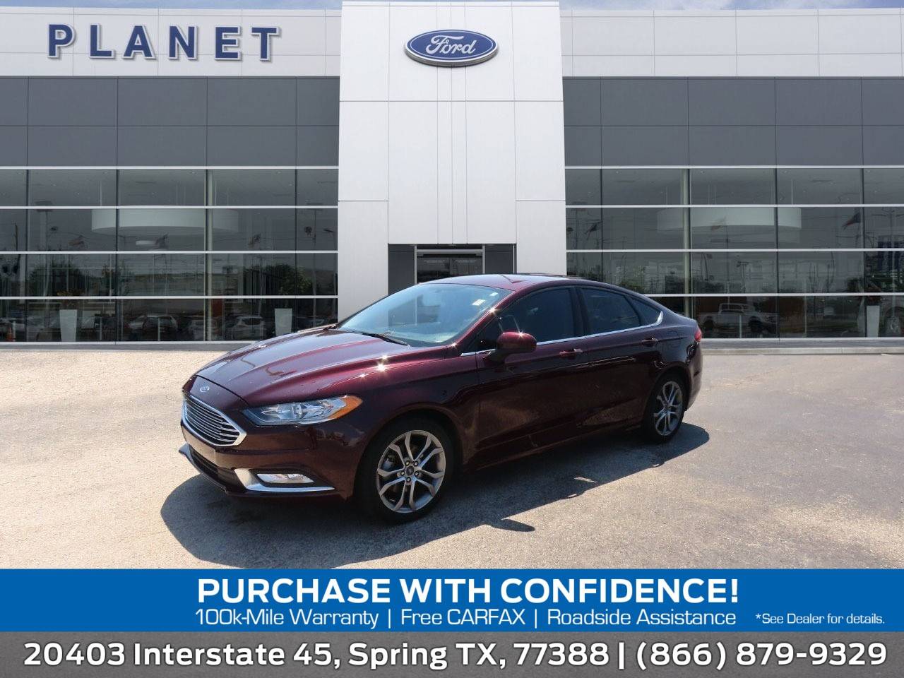 2017 Ford Fusion SE — Sedan — 128,342 mi — Spring, TX
