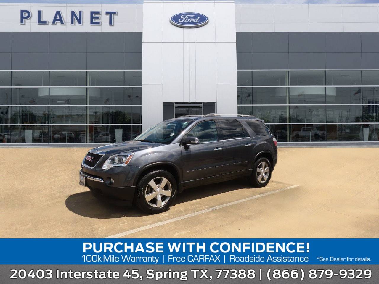 2012 GMC Acadia SLT — SUV — 245,709 mi — Spring, TX