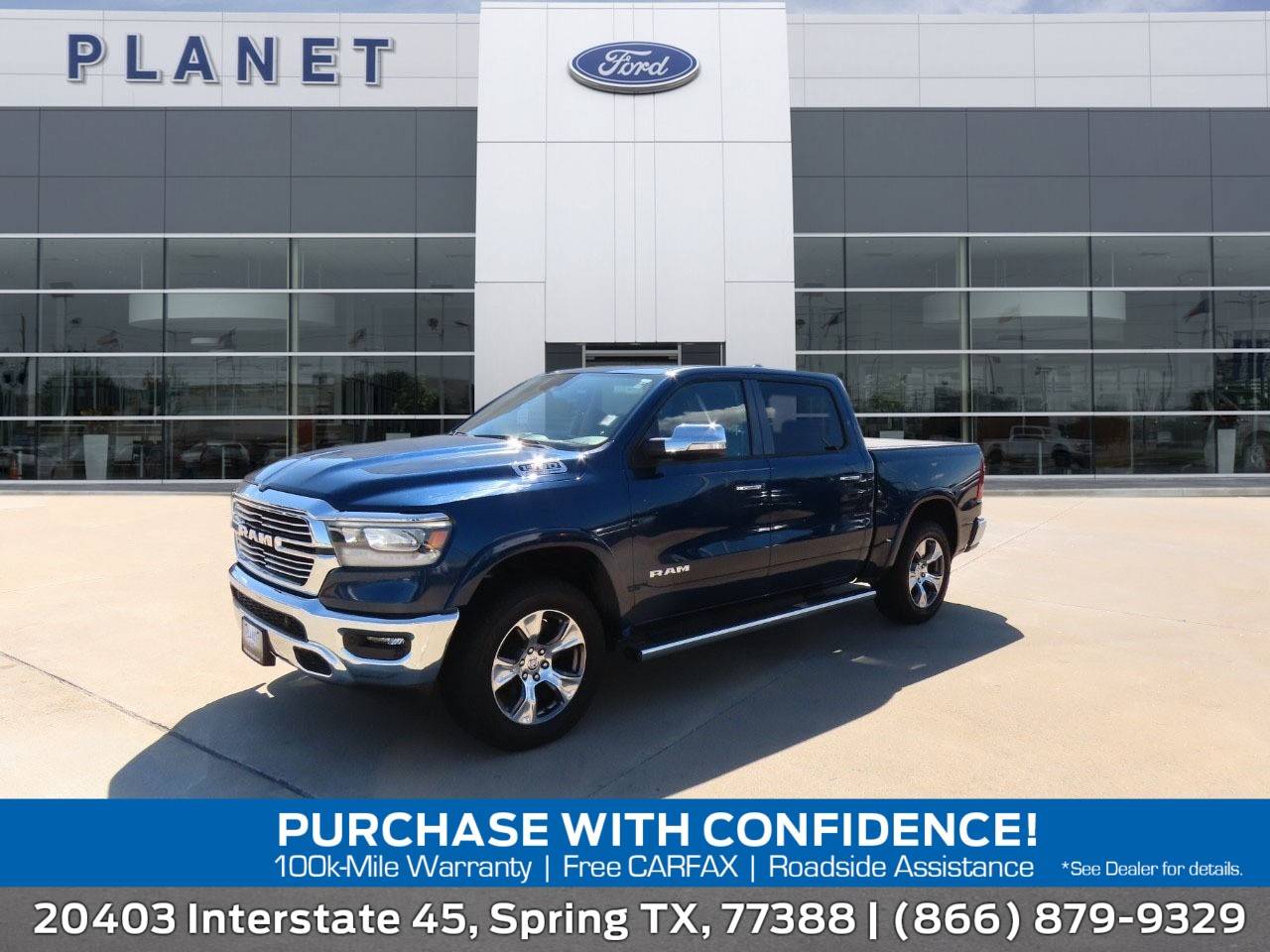 2021 Ram 1500 Laramie — Pickup Truck — 89,457 mi — Spring, TX