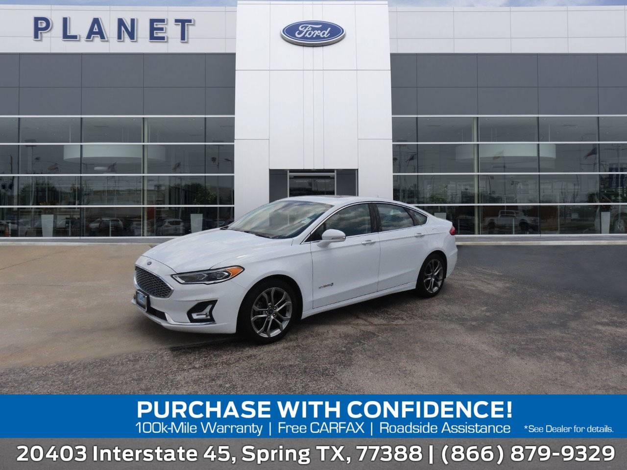 2019 Ford Fusion Hybrid Titanium — Sedan — 108,619 mi — Spring, TX