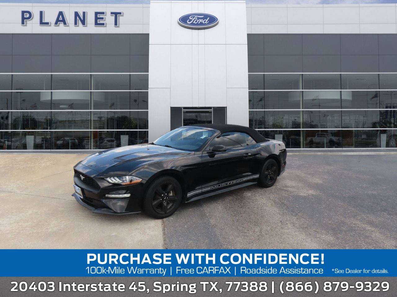2018 Ford Mustang EcoBoost — Convertible — 80,888 mi — Spring, TX