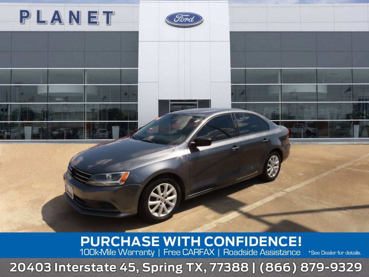 2015 Volkswagen Jetta 1.8T SE — Sedan — 99,719 mi — Spring, TX