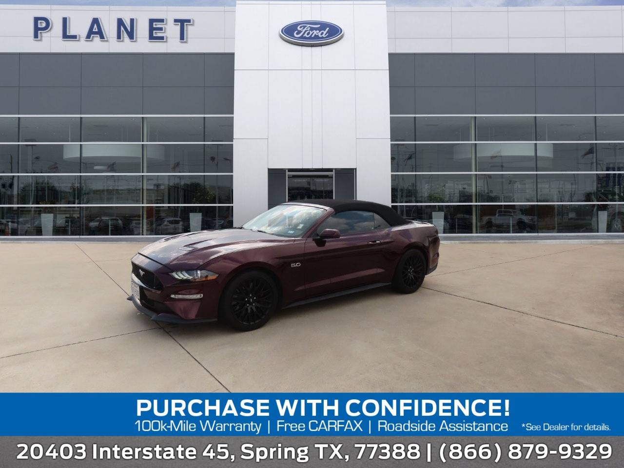 2018 Ford Mustang GT Premium — Convertible — 33,930 mi — Spring, TX