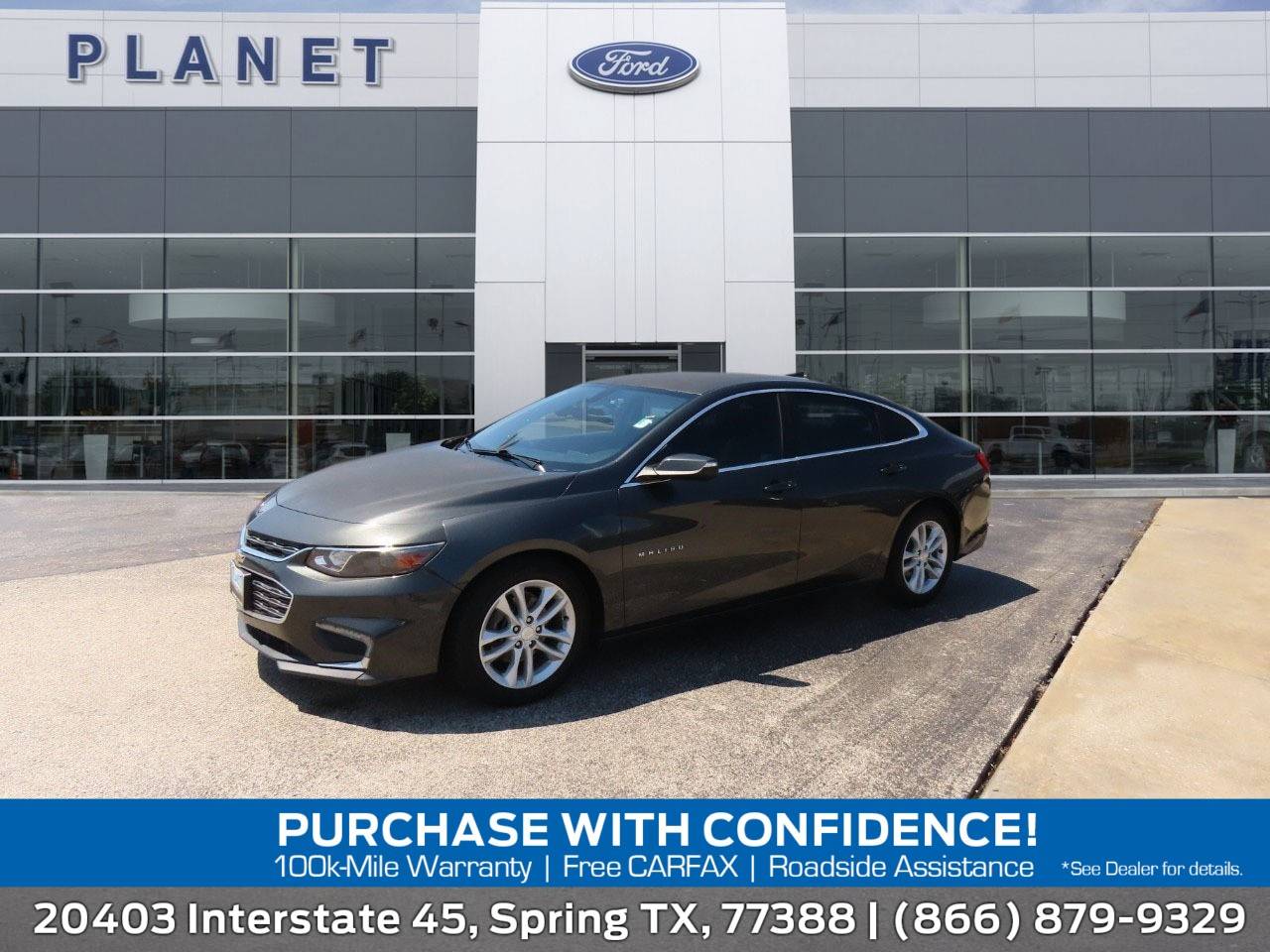 2017 Chevrolet Malibu LT — Sedan — 137,490 mi — Spring, TX