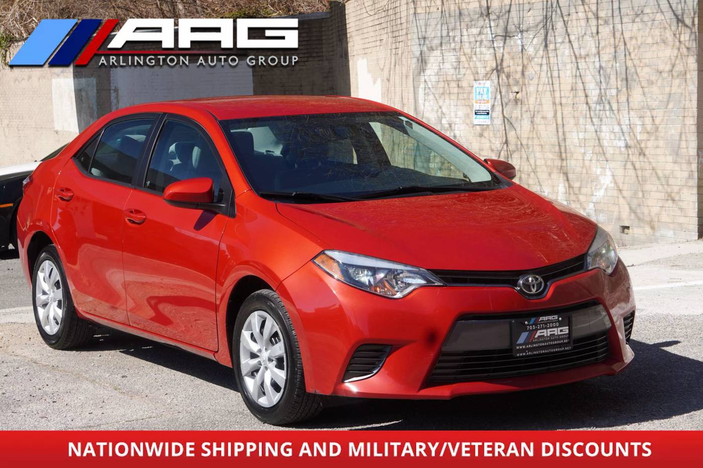 2016 Toyota Corolla LE Premium — Sedan — 126,403 mi — Arlington, VA