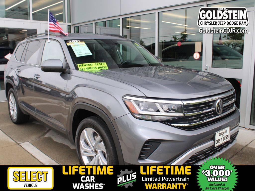 2021 Volkswagen Atlas SE with Technology — SUV — 48,791 mi — Latham, NY