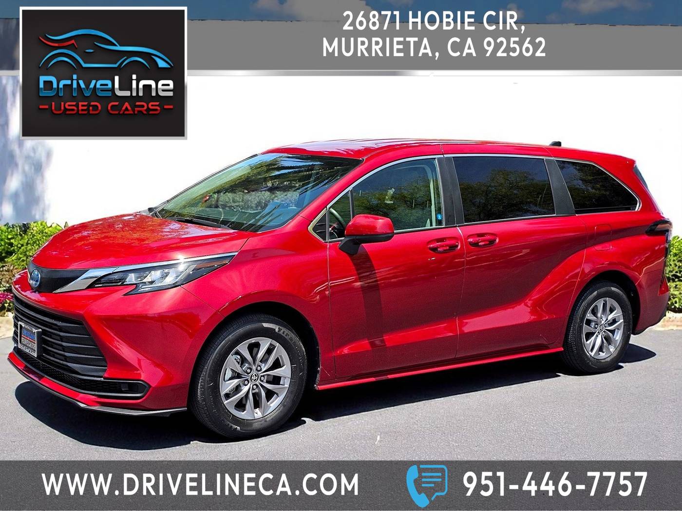 2023 Toyota Sienna LE — Minivan — 36,955 mi — Murrieta, CA
