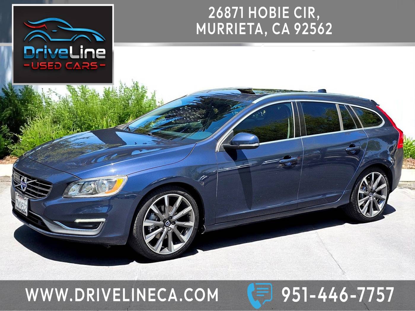 2015 Volvo V60 T5 Drive-E Premier — Wagon — 99,588 mi — Murrieta, CA