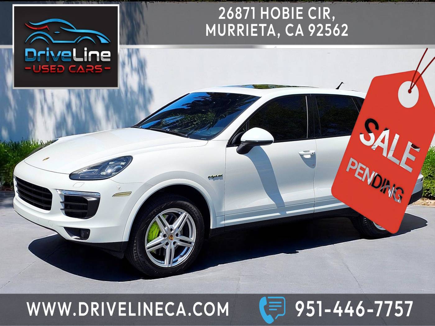 2017 Porsche Cayenne S E-Hybrid Platinum Ed. — SUV — 124,464 mi — Murrieta, CA