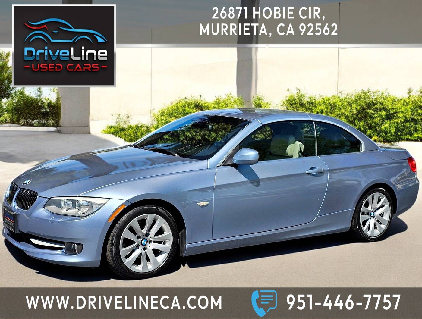 2013 BMW 3 Series 328i — Convertible — 75,384 mi — Murrieta, CA