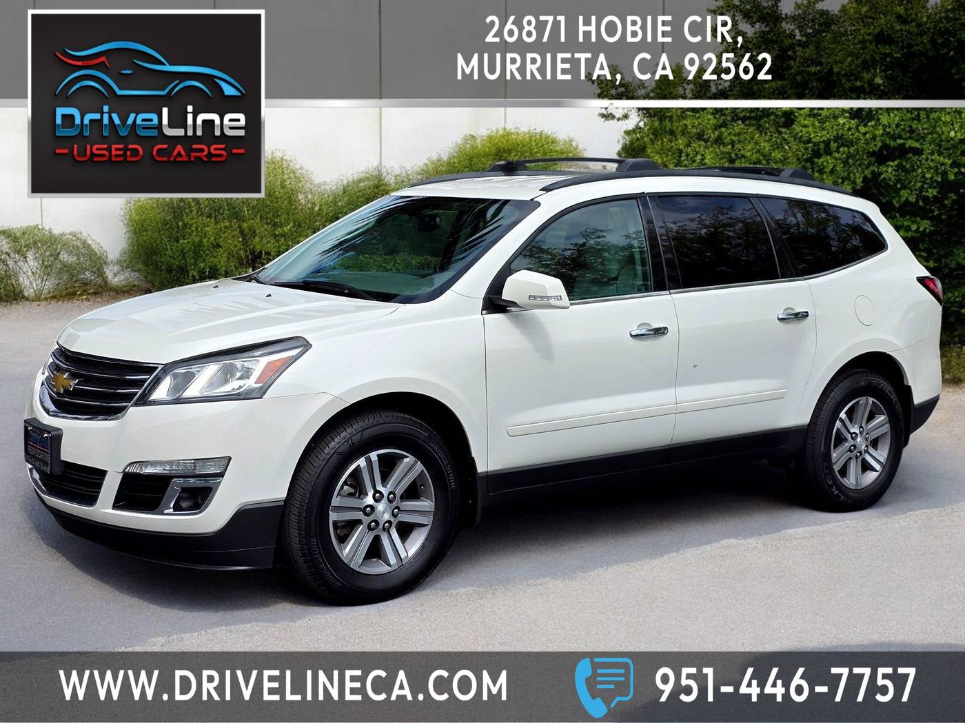 2015 Chevrolet Traverse LT — SUV — 122,929 mi — Murrieta, CA