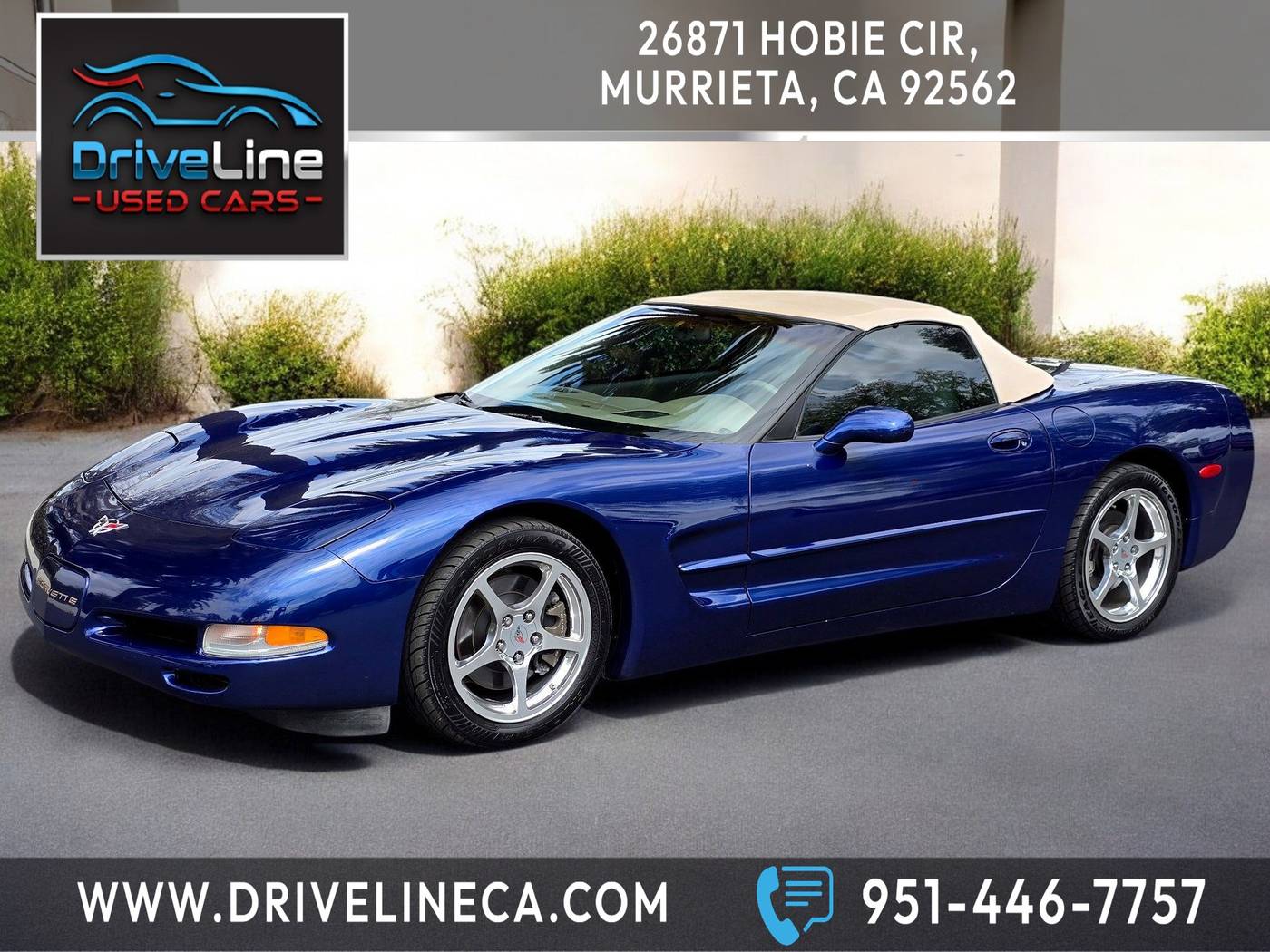 2004 Chevrolet Corvette Base — Convertible — 68,426 mi — Murrieta, CA