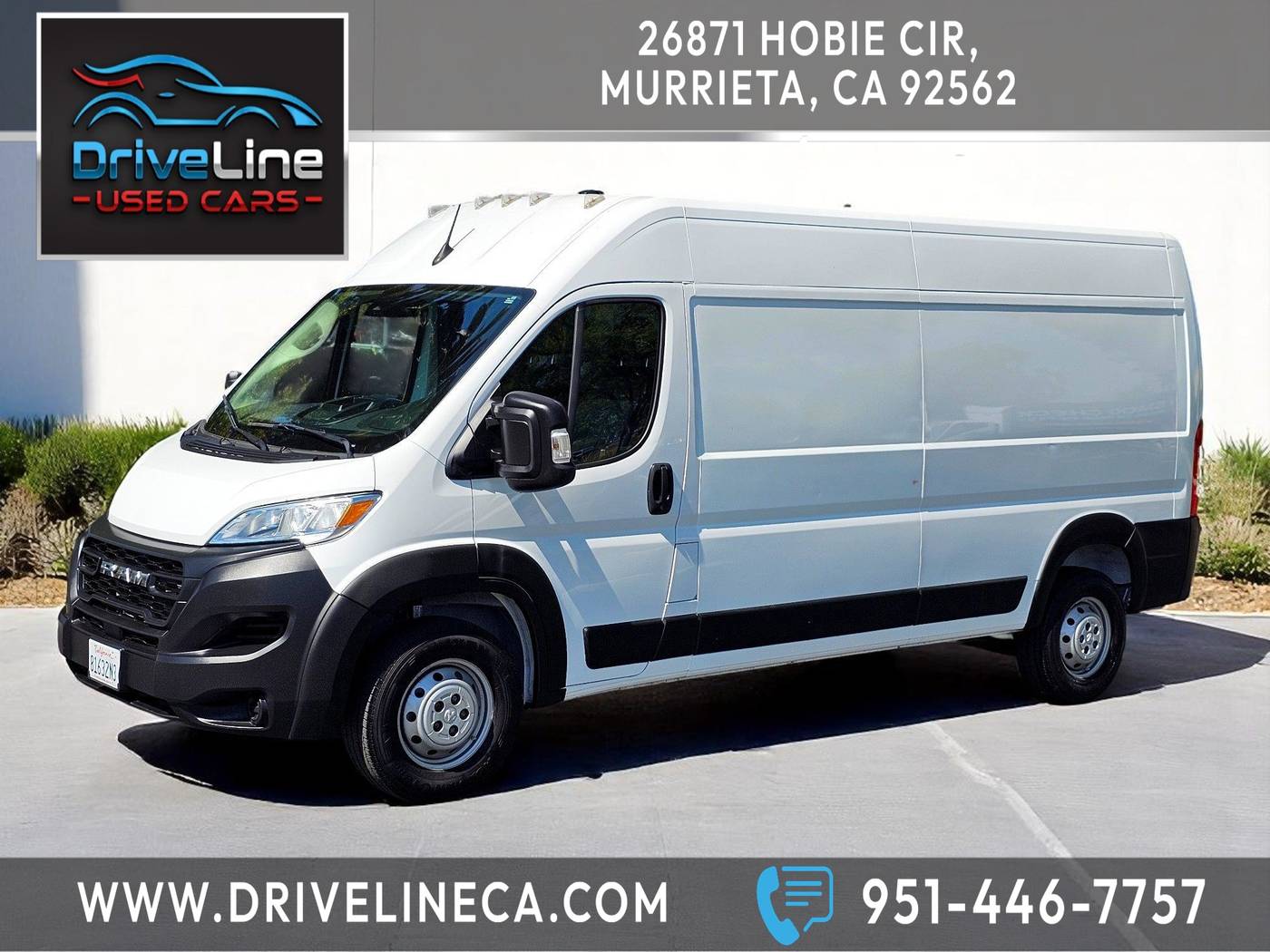 2023 Ram ProMaster Cargo Van 2500 — Cargo Van — 33,904 mi — Murrieta, CA