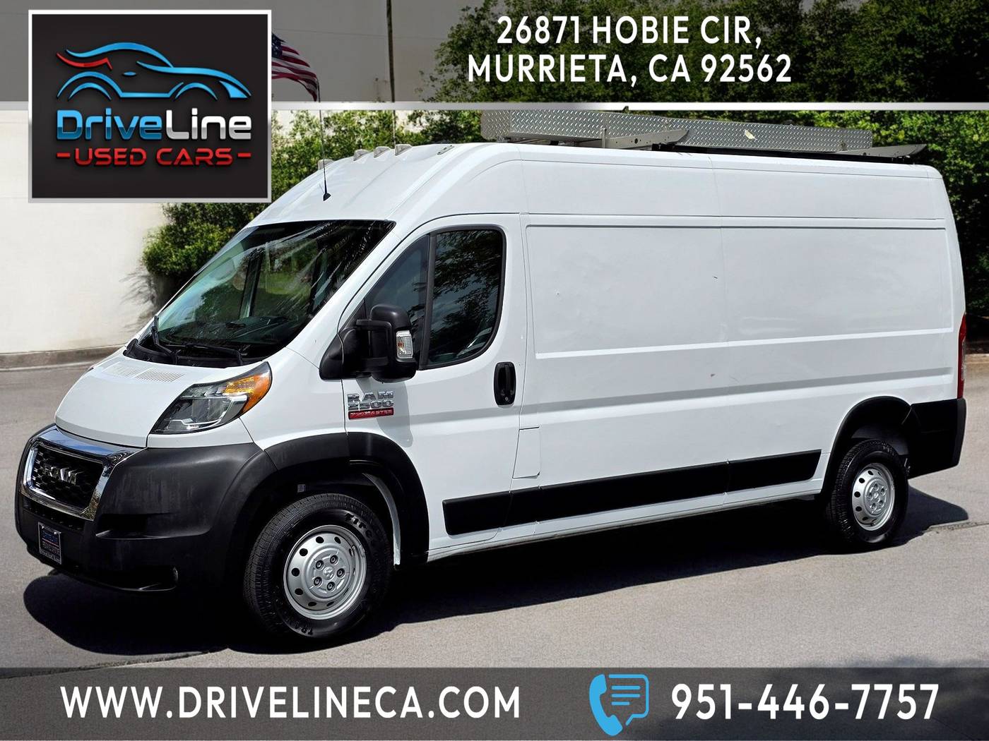 2021 Ram ProMaster Cargo Van 2500 — Cargo Van — 88,461 mi — Murrieta, CA