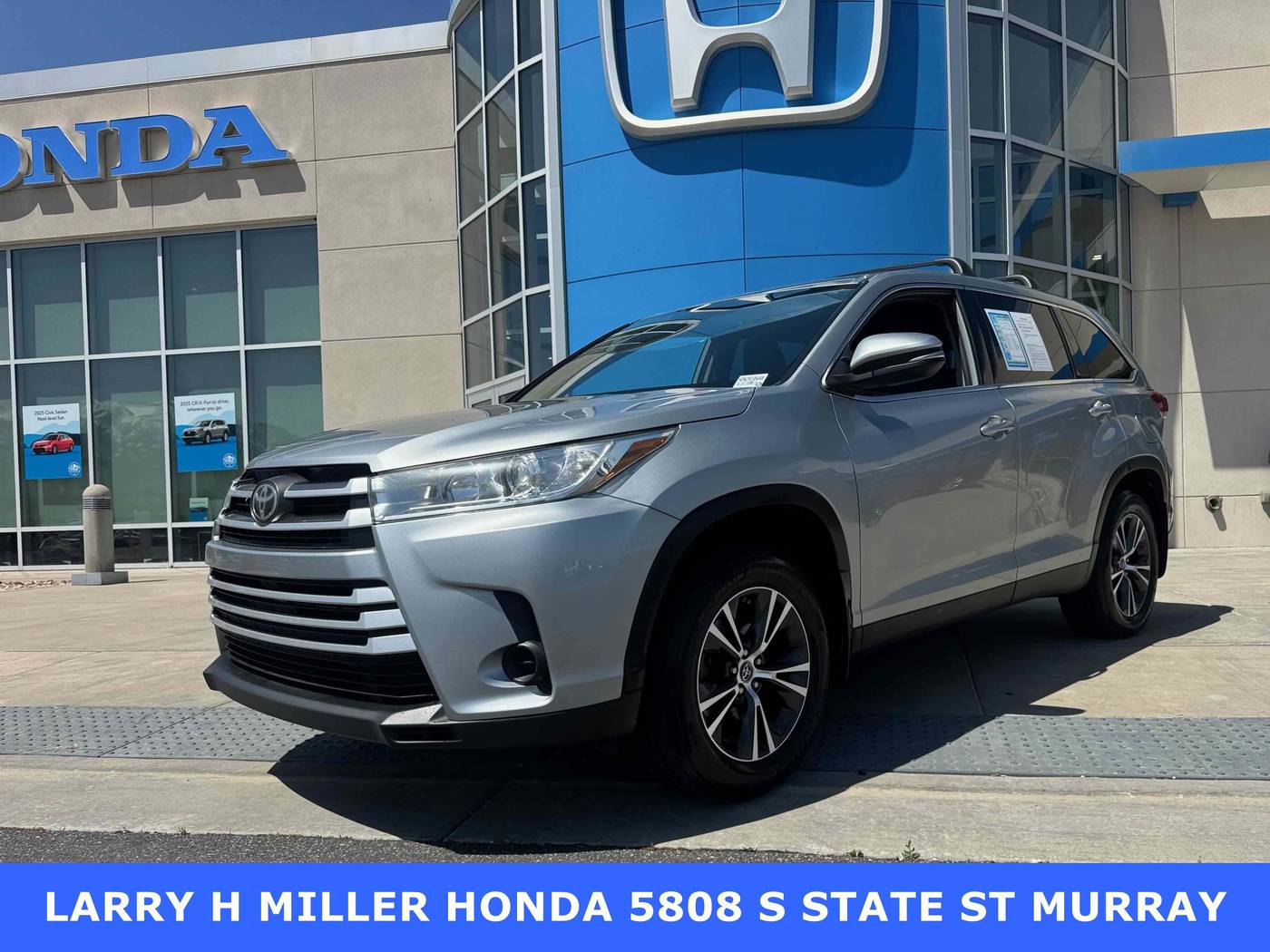 2019 Toyota Highlander LE V6 — SUV — 96,843 mi — Murray, UT