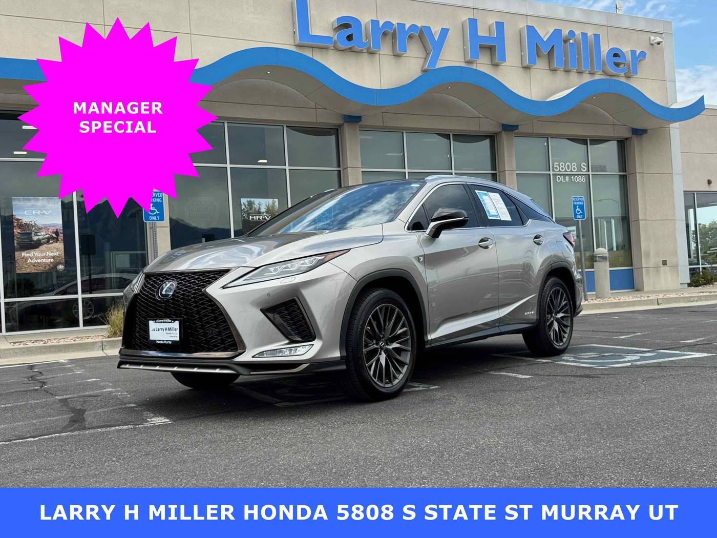 2021 Lexus RX RX 450h F Sport — SUV — 59,951 mi — Murray, UT